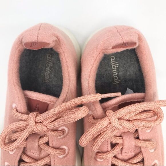 Allbirds Pink Wool Runner Lace Up Athletic Athleisure Women’s Sneakers - Picture 6 of 11